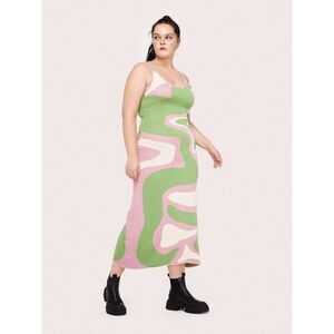 ✨CIDER KNIT CAUGHT IN THE TIDE MIDI SZ MEDIUM DRESS✨